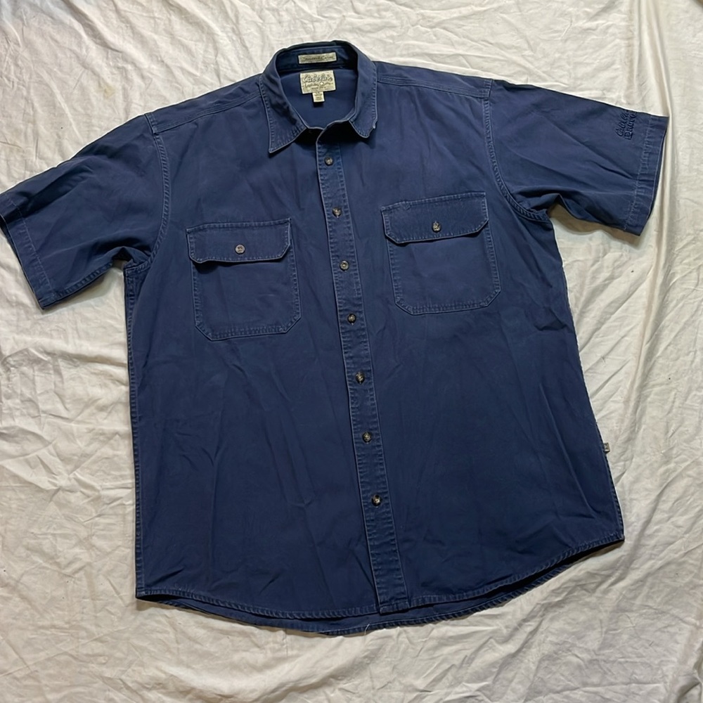Cabela’s heavyweight cotton button up | legendary quality, short sleeve